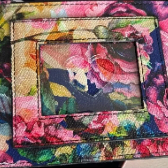 Betsey Johnson Cardholder Wallet and Black Hat with Yellow Pom Pom - Gift Boxed - Picture 5 of 8